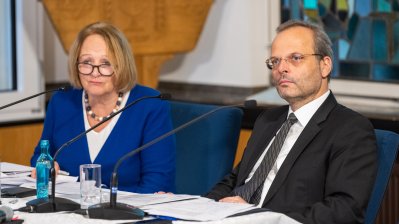 Dr. Felix Klein und Sabine Leutheusser-Schnarrenberger 