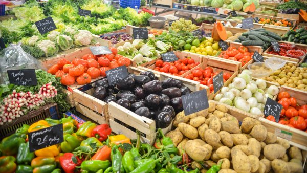 Gemüse Markt Stand Ernährung