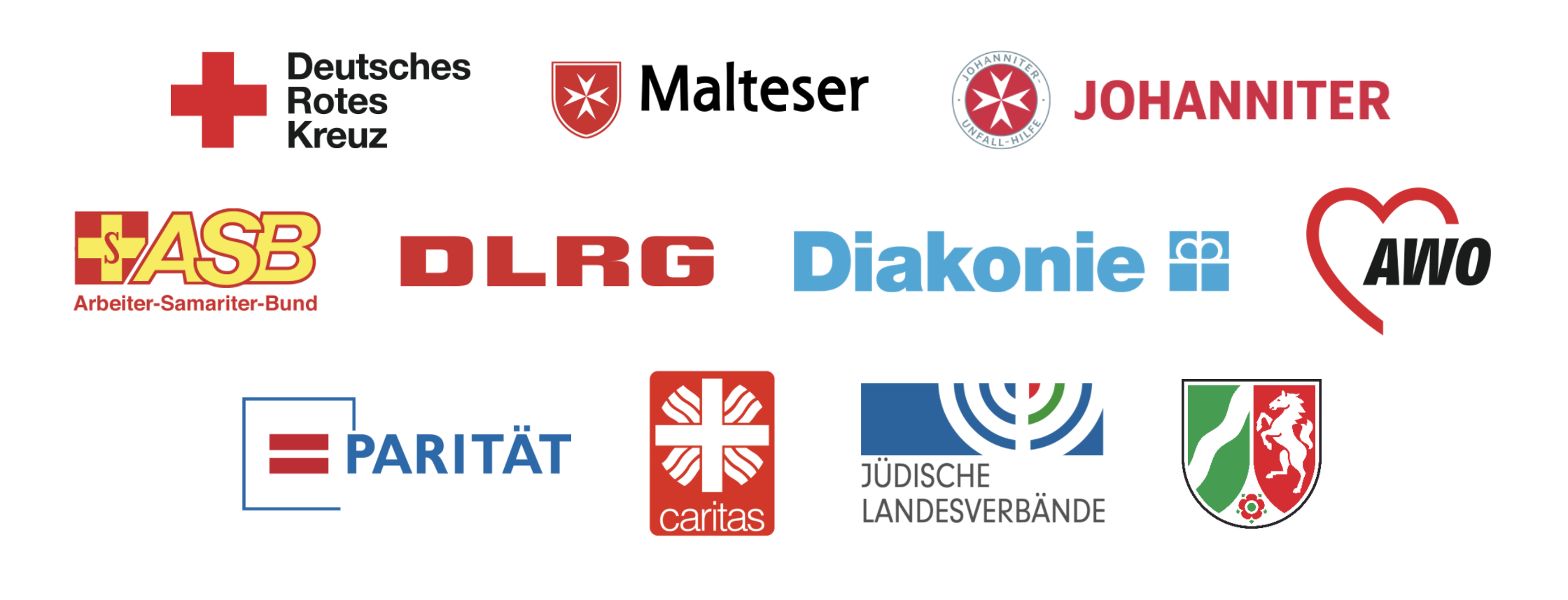 Logos der Organisationen