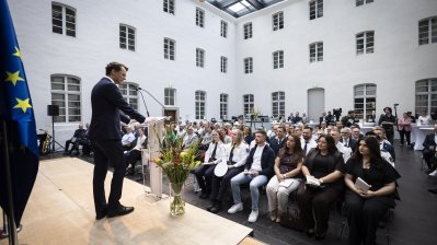 Ministerpräsident Wüst verleiht 25 Personen die Rettungsmedaille des Landes Nordrhein-Westfalen