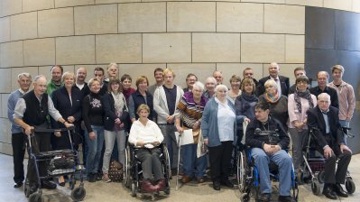 Ministerpräsidentin Hannelore Kraft im Gespräch mit dem Politischen Stammtisch Bethel