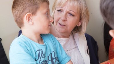 Ministerpräsidentin Hannelore Kraft besucht das mobile Kita-Projekt "FRIEDA" der AWO