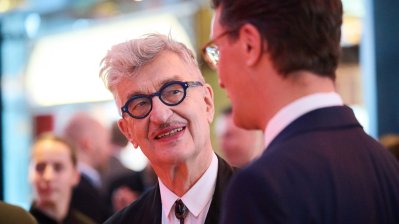 Wim Wenders im Gespräch mit Ministerpräsident Hendrik Wüst 