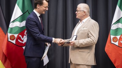 Ministerpräsident Wüst verleiht 25 Personen die Rettungsmedaille des Landes Nordrhein-Westfalen