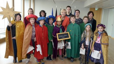 Sternsinger in der Staatskanzlei