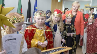 Sternsinger in der Staatskanzlei