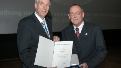 Innenminister verleiht Sportplaketten, Hasso-Rüdiger Tretow aus Münster