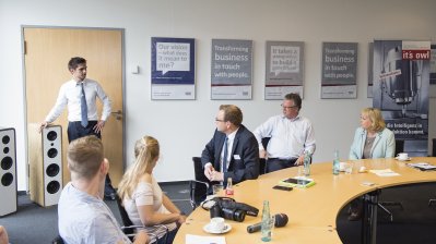 Ministerpräsidentin Hannelore Kraft besucht Wincor Nixdorf in Paderborn