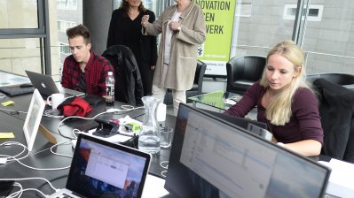 Ministerpräsidentin Hannelore Kraft besucht Startup-Inkubator STARTPLATZ 