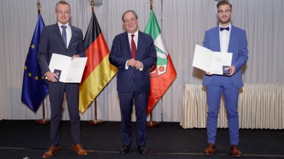 Vergabe der Rettungsmedaille des Landes Nordrhein-Westfalens