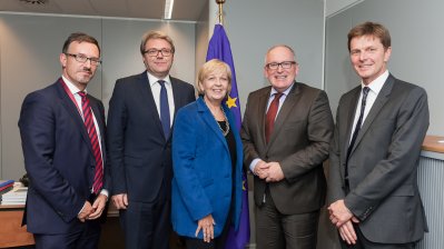 Ministerpräsidentin Kraft zu Besuch in Brüssel, 29.10.2014