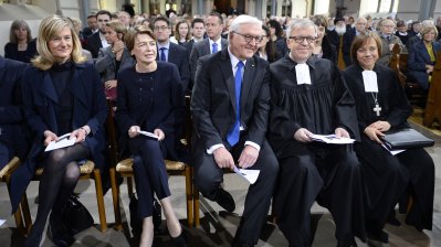 Besuch von Bundespräsident Dr. Frank-Walter Steinmeier beim Jubiläums-Gottesdienst der von Bodelschwingschen Stiftungen Bethel