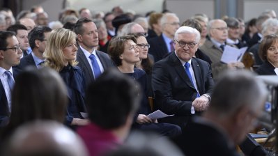 Besuch von Bundespräsident Dr. Frank-Walter Steinmeier beim Jubiläums-Gottesdienst der von Bodelschwingschen Stiftungen Bethel