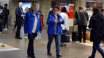 Ministerpräsidentin Hannelore Kraft beim TatKraft-Einsatz in Dortmund