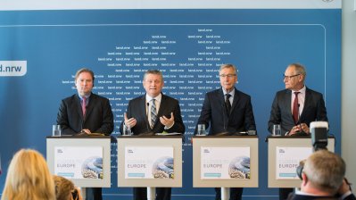 Pressekonferenz zur Bewerbung der Bundesstadt Bonn um den künftigen Sitz der Europäischen Arzneimittelagentur (EMA)