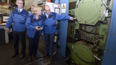 Ministerpräsidentin Kraft bei Hidden Champions Tour im Ruhrgebiet