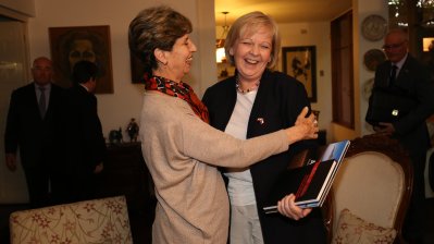 Bilaterales Gespräch von Ministerpräsidentin Hannelore Kraft mit Senatorin Isabel Allende