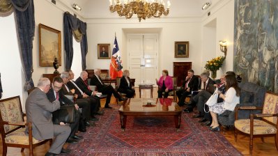 Gespräch von Ministerpräsidentin Hannelore Kraft mit der chilenischen Präsidentin Michelle Bachelet