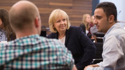 Ministerpräsidentin Hannelore Kraft informiert sich in Euskirchen über das Thema "unbegleitete minderjährige Flüchtlinge"