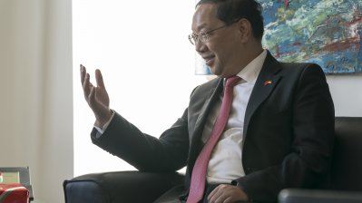 Ministerpräsident Laschet empfängt den Botschafter der Volksrepublik China, S.E. Shi Mingde