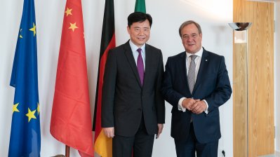 Ministerpräsident Armin Laschet trifft den Botschafter der Volksrepublik China WU Ken