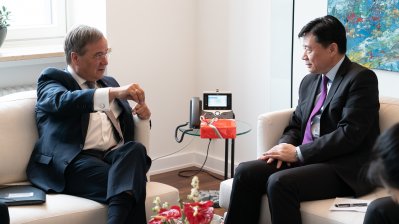 Ministerpräsident Armin Laschet trifft den Botschafter der Volksrepublik China WU Ken