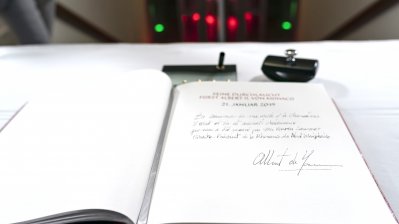 Ministerpräsident Armin Laschet empfängt Fürst Albert II. von Monaco