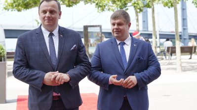 Ministerpräsident Laschet empfängt Schlesiens Marschall Jakub Chełstowski 
