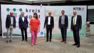 Staatssekretärin Milz mit Mitgliedern des Kreissportbund Rheinisch-Bergischer Kreis e.V.