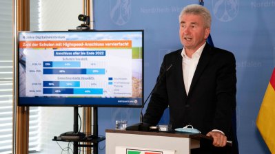 Vier Jahre Digitalministerium: Presse-Briefing mit Minister Pinkwart zur Umsetzung der Digitalisierung in Nordrhein-Westfalen