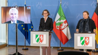 Presse-Briefing zu den Wiederaufbauhilfen für die von der Hochwasserkatastrophe Betroffenen