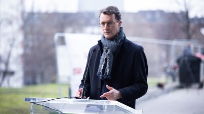 Eröffnung von neuem „Drive-in-Impfzentrum“ an der Lanxess