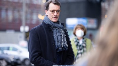 Eröffnung von neuem „Drive-in-Impfzentrum“ an der Lanxess