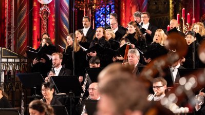 Musiker auf der Bühne