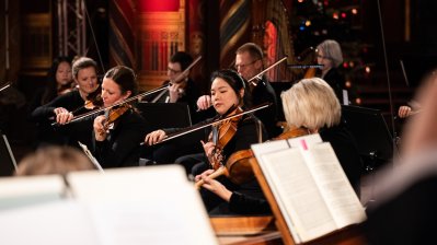 Musiker auf der Bühne