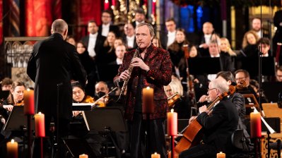 Musiker auf der Bühne