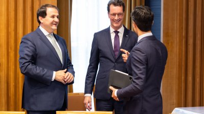 Politische Gespräche mit Klima- und Energieminister Rob Jetten