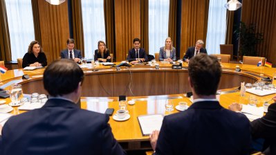 Politische Gespräche mit Klima- und Energieminister Rob Jetten