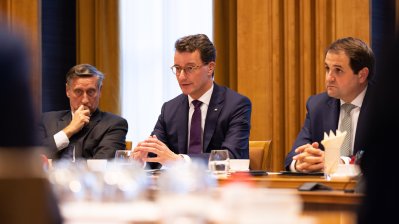 Politische Gespräche mit Klima- und Energieminister Rob Jetten