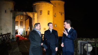 Gespräche und Pressekonferenz zum Benelux-Summit