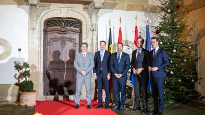 Gespräche und Pressekonferenz zum Benelux-Summit