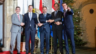 Gespräche und Pressekonferenz zum Benelux-Summit