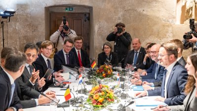 Gespräche und Pressekonferenz zum Benelux-Summit