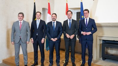 Gespräche und Pressekonferenz zum Benelux-Summit