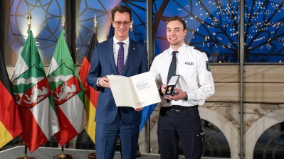 Polizeikommissar Ruben Lütkenhaus aus Münster