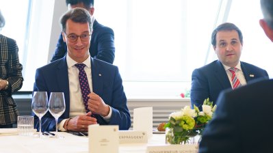 Ministerpräsident Hendrik Wüst trifft den Gouverneur der Präfektur Fukushima Masao Uchibori