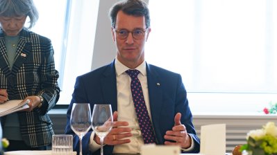 Ministerpräsident Hendrik Wüst trifft den Gouverneur der Präfektur Fukushima Masao Uchibori