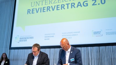 Eine gute Zukunft für das Rheinische Revier – Land und Region unterzeichnen Reviervertrag 2.0