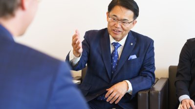 Ministerpräsident Hendrik Wüst empfängt den Gouverneur der japanischen Präfektur Aichi