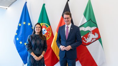 Antrittsbesuch der Generalkonsulin der Portugiesischen Republik, Lidia Margarida Bandeira Nabais